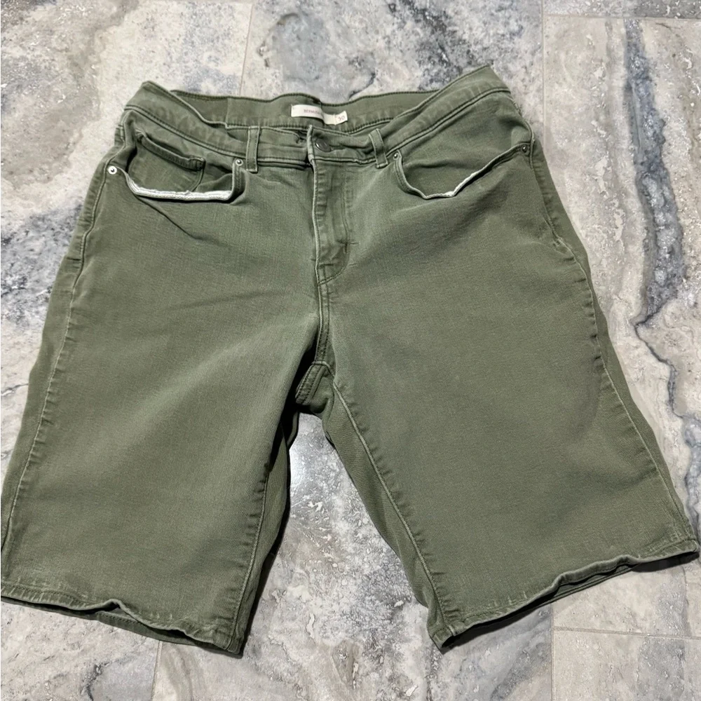 Olive Women's Bermuda Shorts